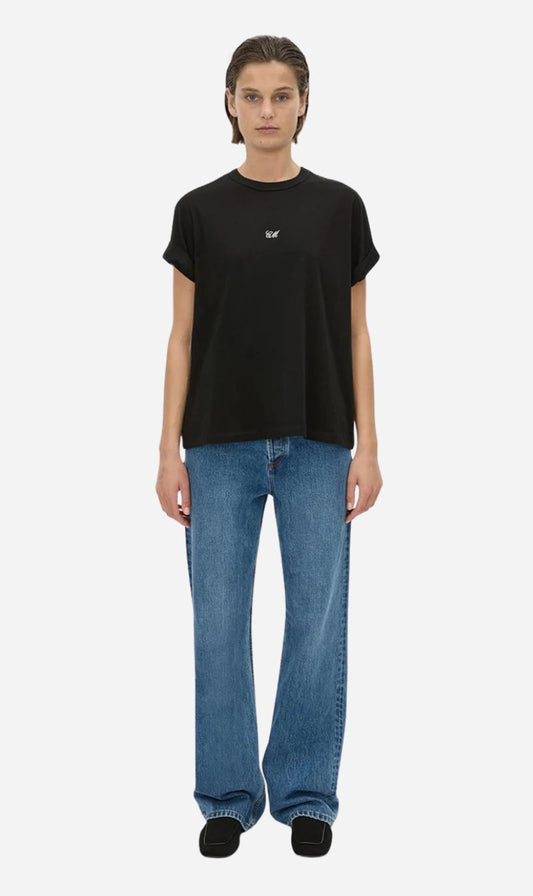 Camilla & Marc | Birdie Embroidered Tee - Black / White