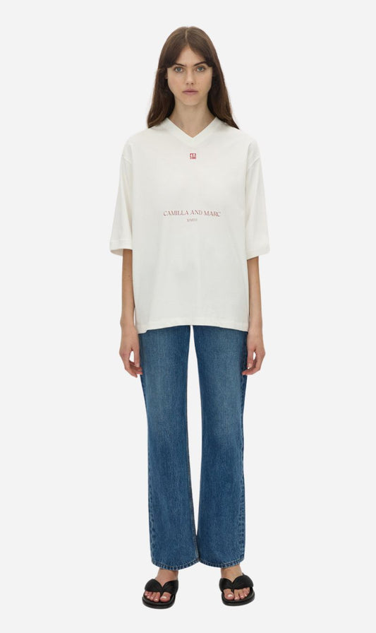 Camilla & Marc | Larissa Logo Tee - Soft White