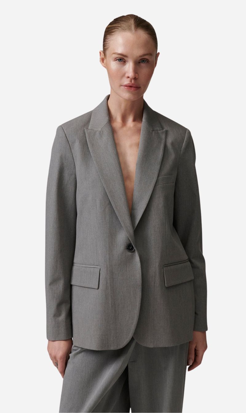 Day Birger Et Mikkelsen | Hector Classic Gab - Medium Grey Melange