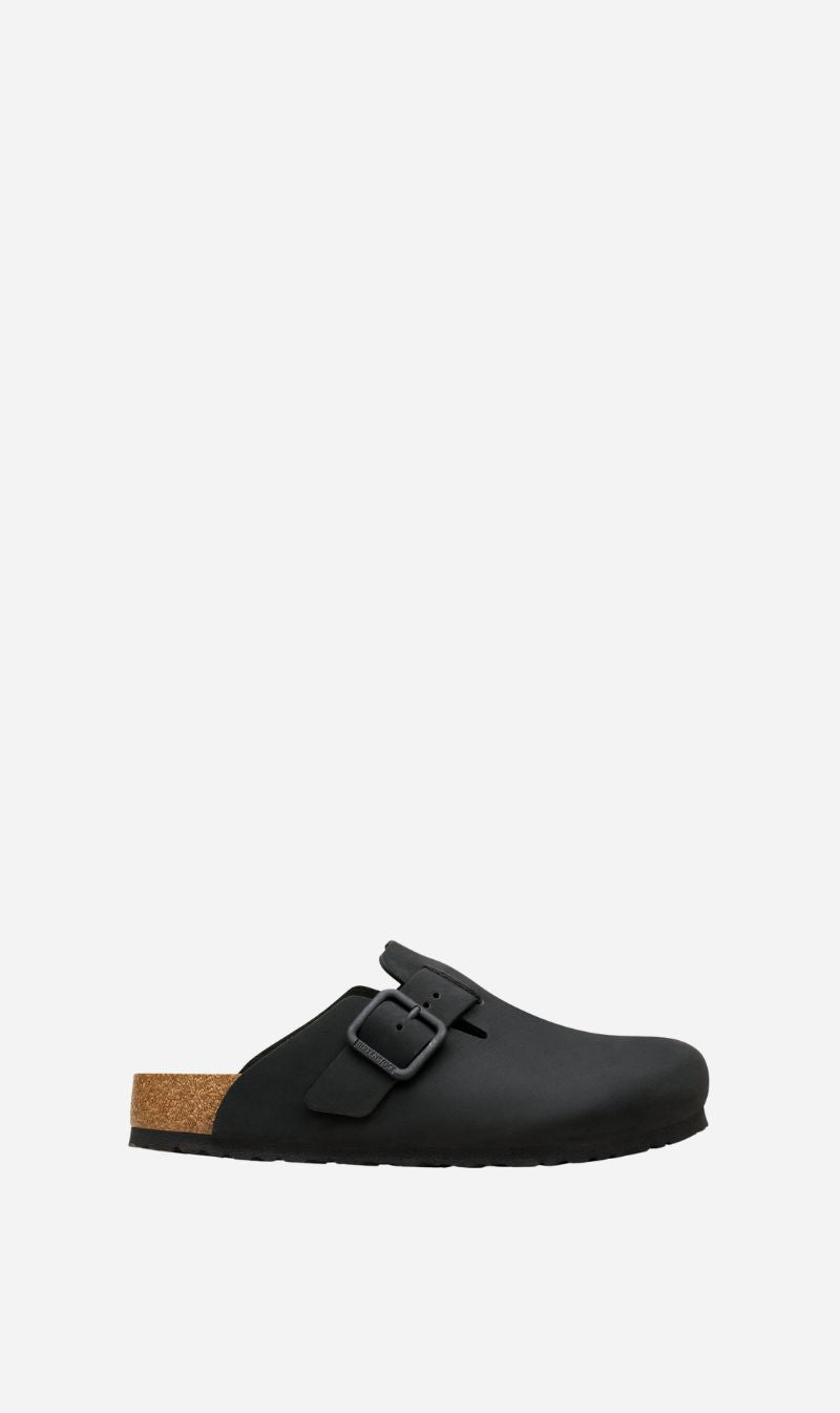 Birkenstock | Boston Wire Buckle Nubuck Regular - Black
