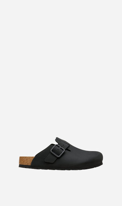 Birkenstock | Boston Wire Buckle Nubuck Regular - Black
