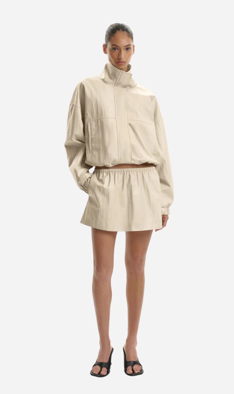 One Of Others | Fangio Mini Skirt - Almond
