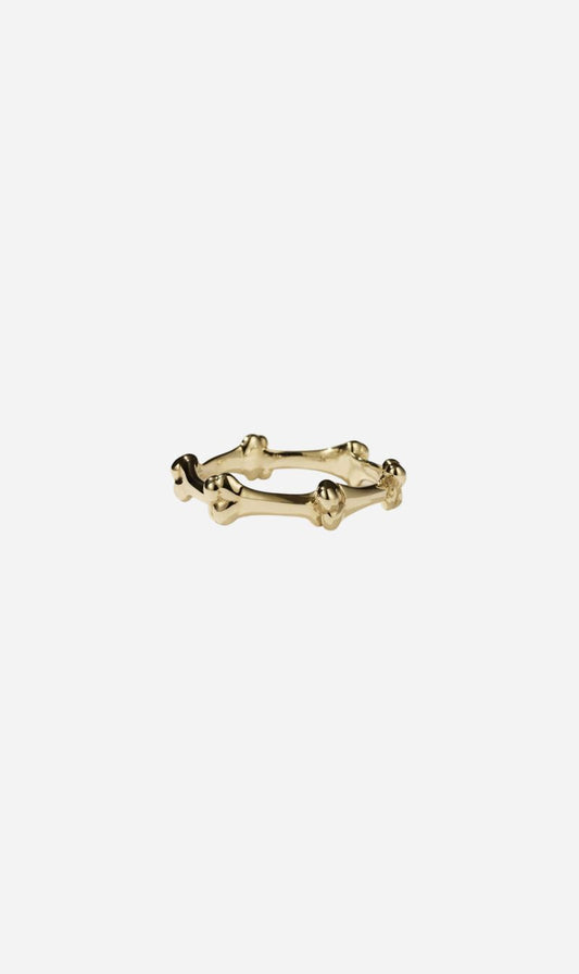 Meadowlark | Bone Ring - Gold Vermeil