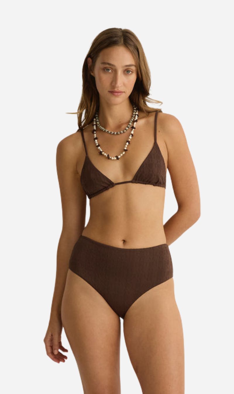 Soleil Soleil | Rita Swim Top - Solstice Truffle