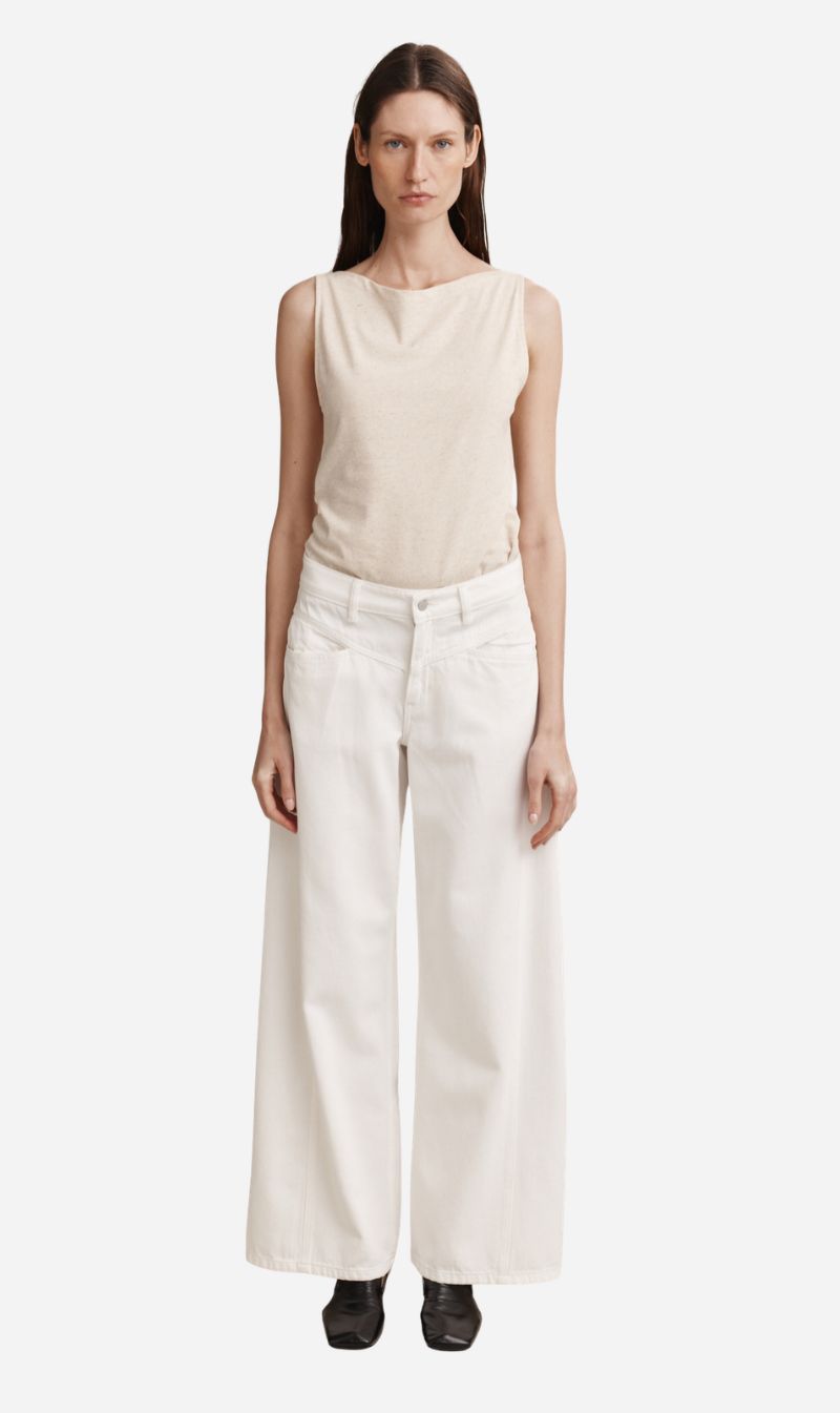 Marle | Cross Stitch Jean - Blanc