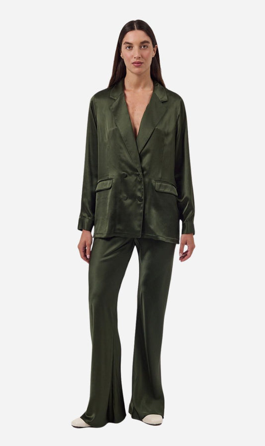 Silk Laundry | Relaxed Blazer - Cedar