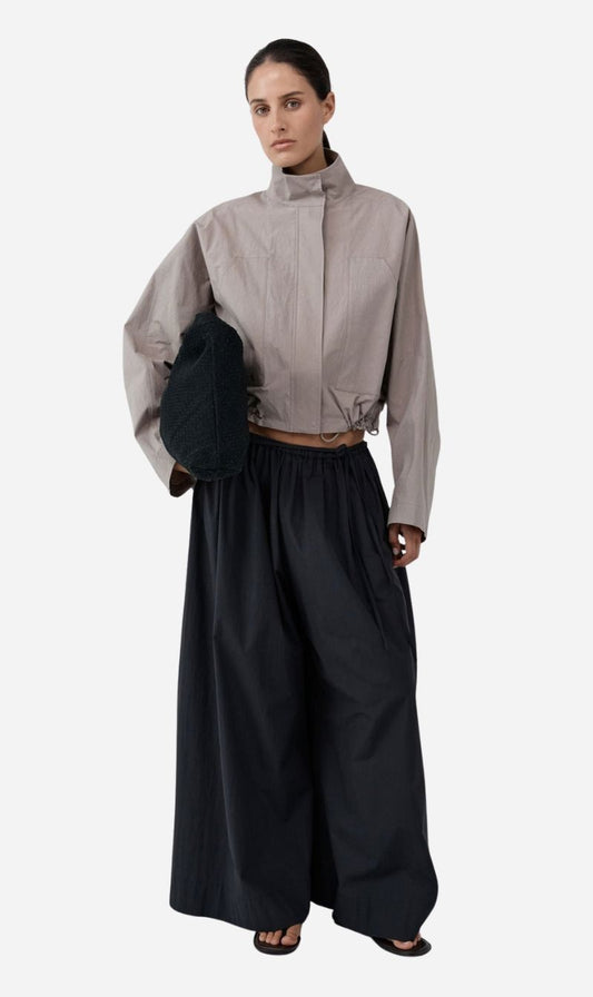 St Agni | Technical Cotton Carpenter Jacket - Grey Stone