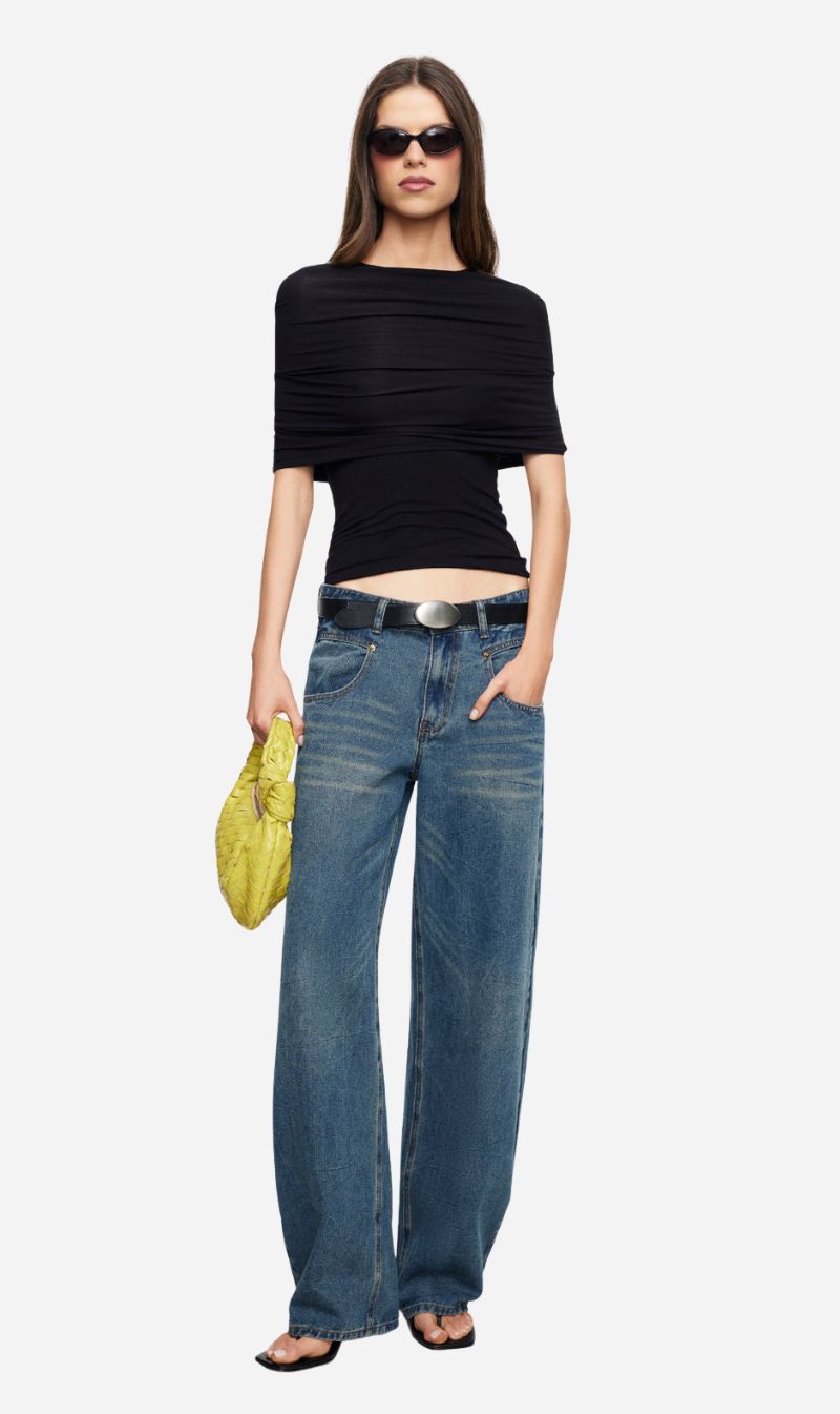 Lioness | Bella Vita Top - Noir