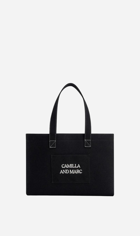 Camilla & Marc | Charlotte Shopper Tote - Black / White