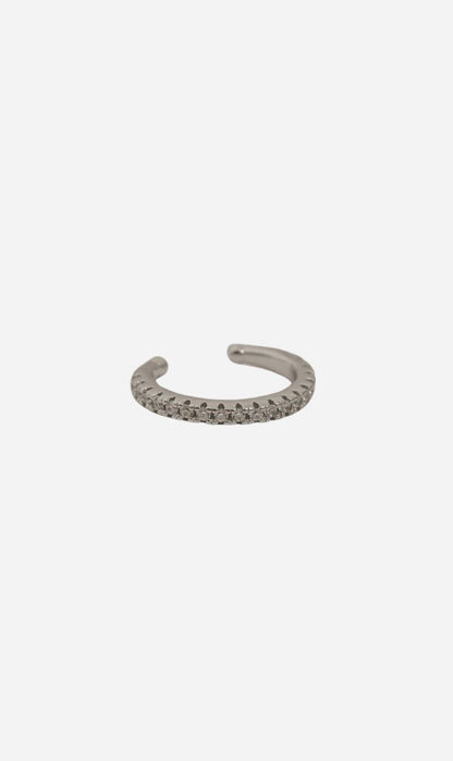 State Of Mind | Ria Ear Cuff - White Gold