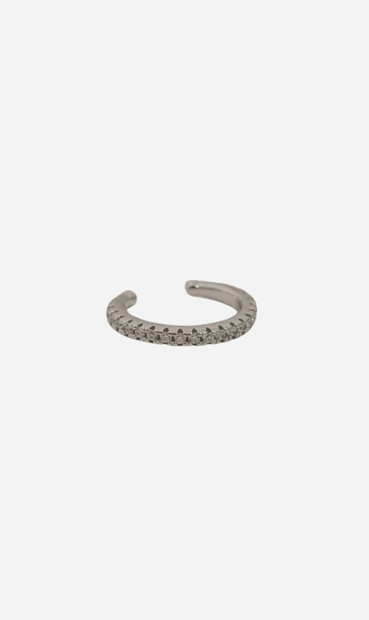 State Of Mind | Ria Ear Cuff - White Gold