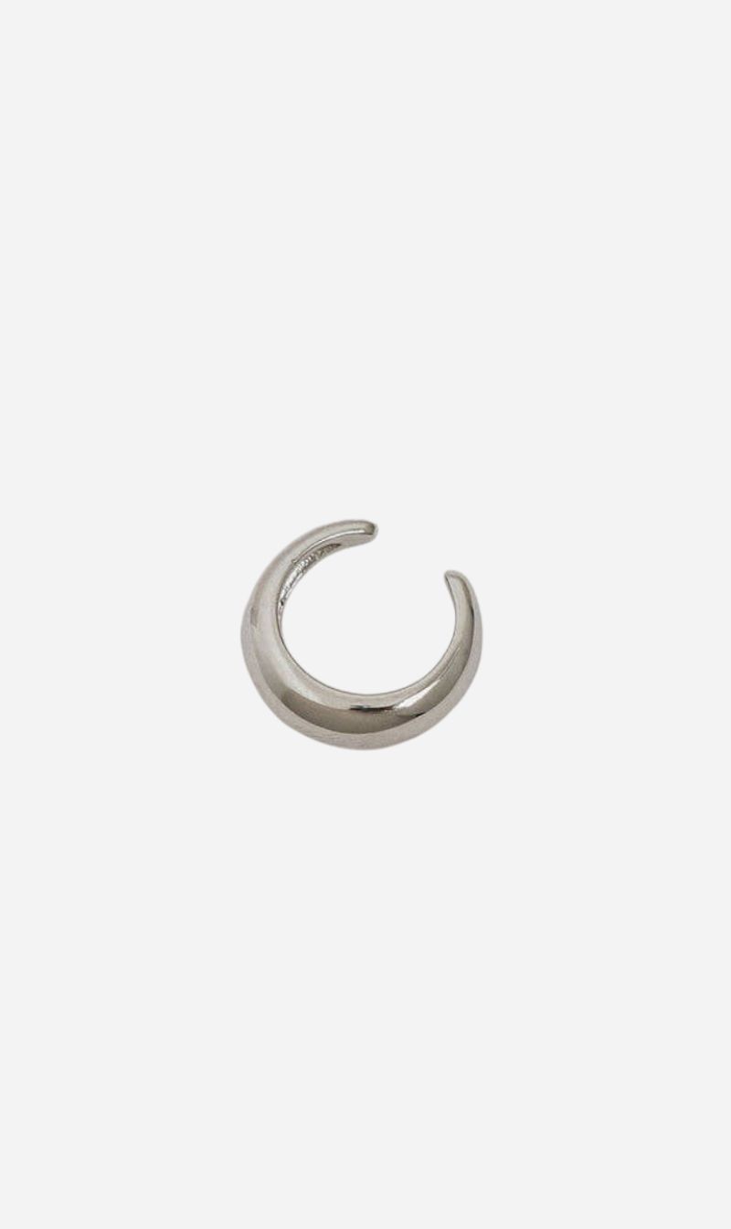 State Of Mind | Luna Ear Cuff - White Gold