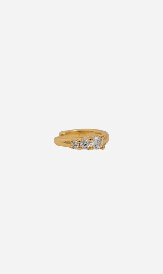 State Of Mind | Grace Ear Cuff - Yellow Gold