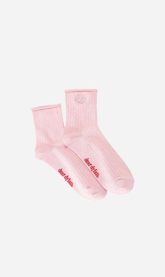 Dear Dylan | Clover Roule Socks - Bubblegum