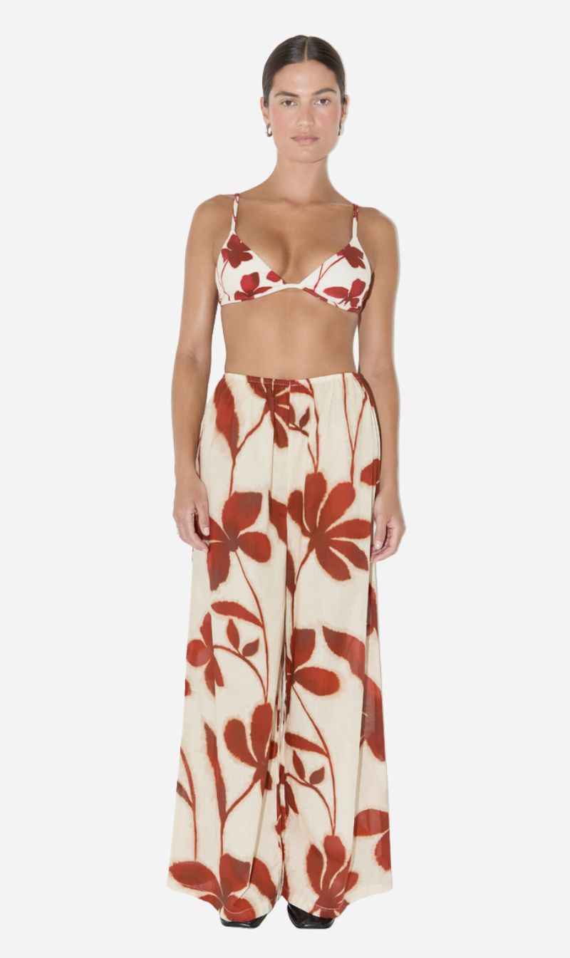 Zulu & Zephyr | Ruby Floral Cotton Pant - Ruby Floral