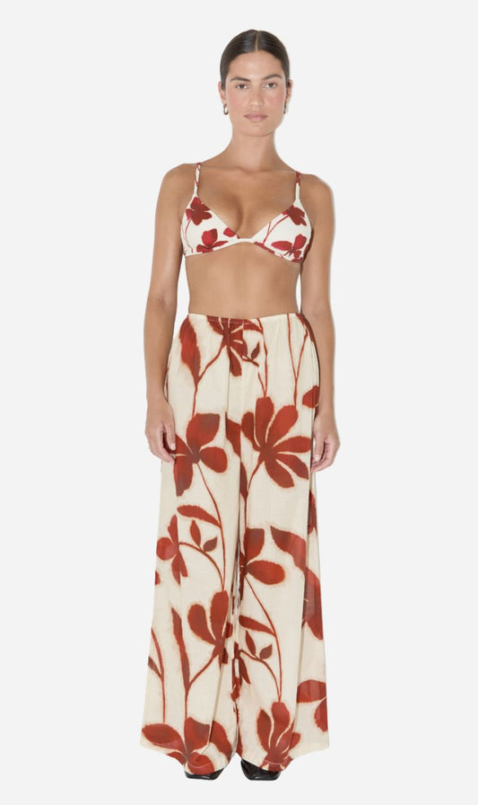 Zulu & Zephyr | Ruby Floral Cotton Pant - Ruby Floral