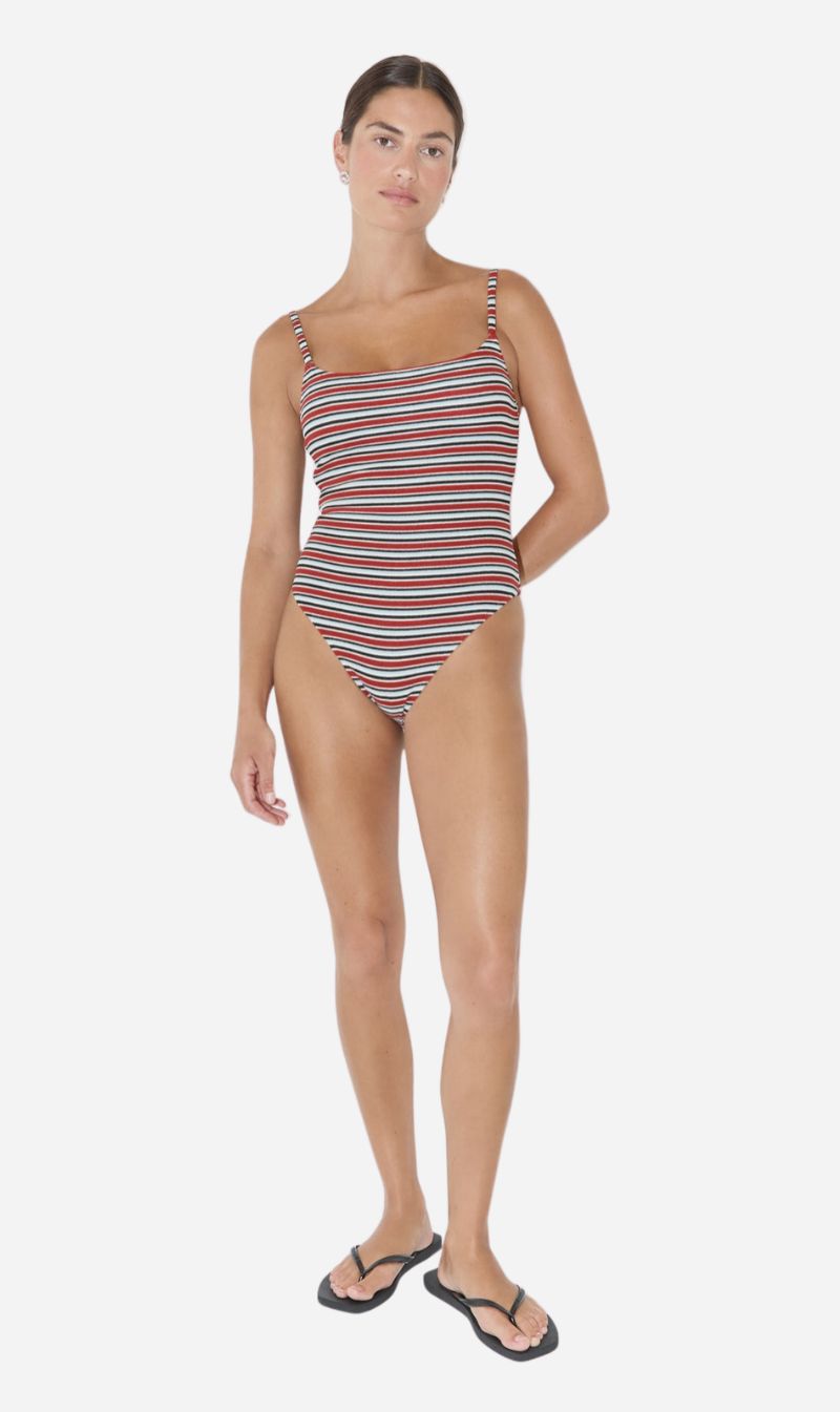 Zulu & Zephyr | Towelling One Piece - Bold Stripe