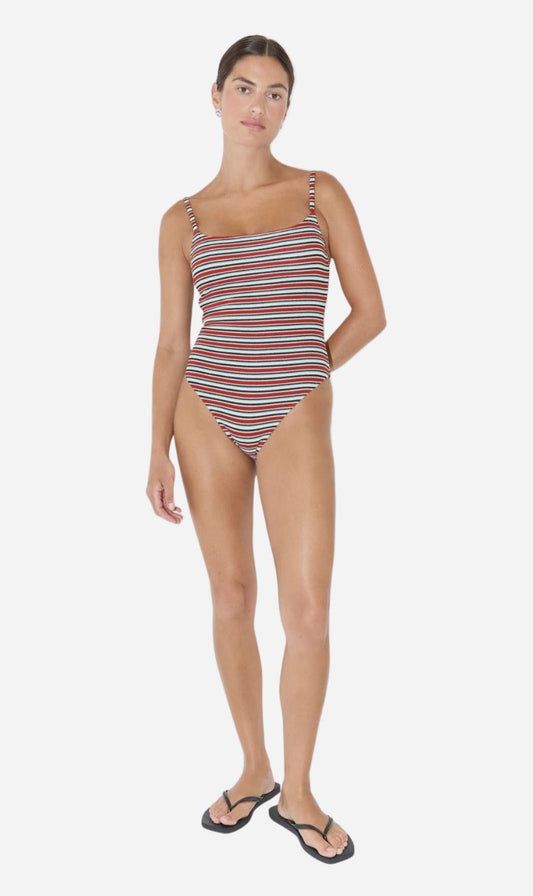 Zulu & Zephyr | Towelling One Piece - Bold Stripe