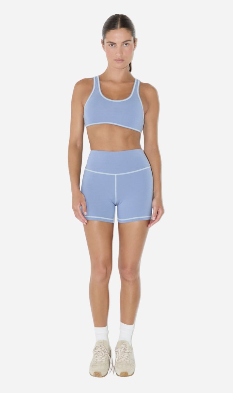Zulu & Zephyr | Crop Top - Denim Blue