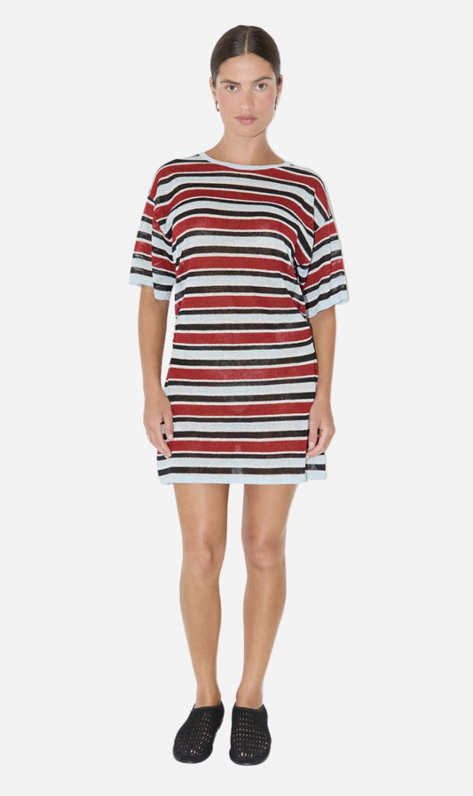 Zulu & Zephyr | T-Shirt Knit Dress - Bold Stripe