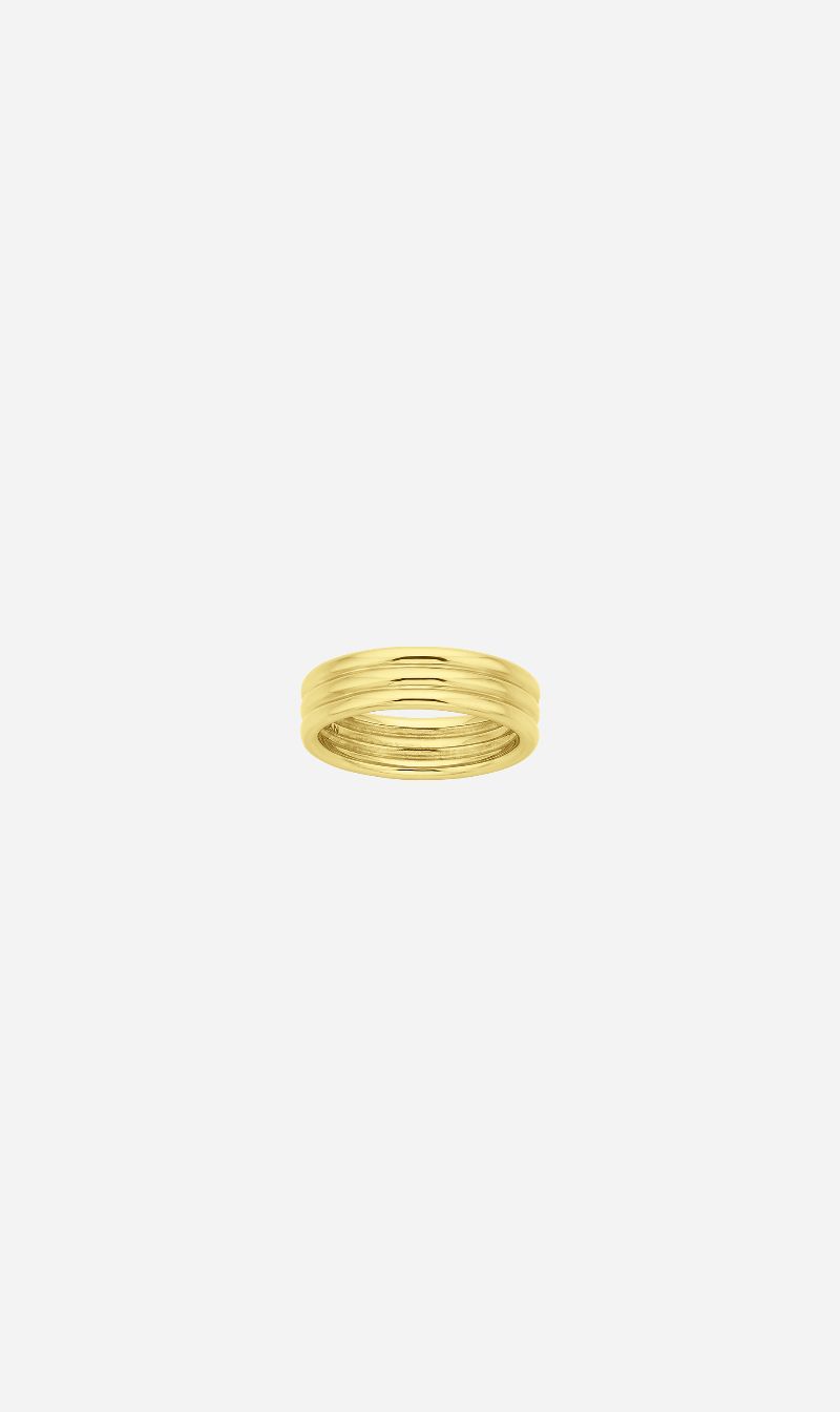 Zoe & Morgan | Irma Stacker Ring - Gold Vermeil