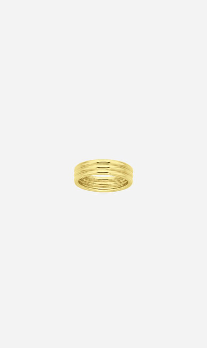 Zoe & Morgan | Irma Stacker Ring - Gold Vermeil