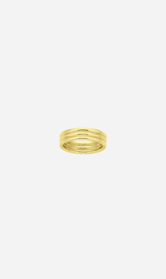 Zoe & Morgan | Irma Stacker Ring - Gold Vermeil