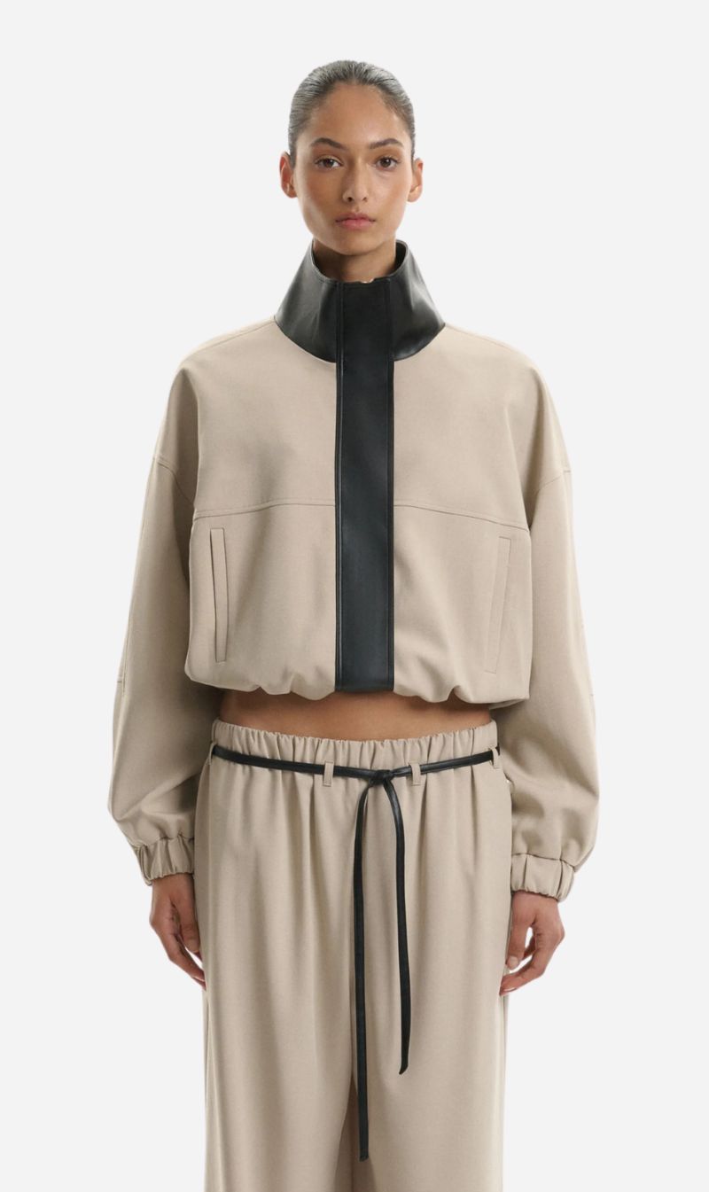 One Of Others | Tove Bomber - Sage / Black