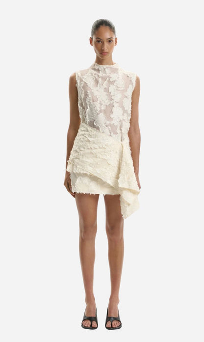 One Of Others | Heather Mini Skirt - Vanilla