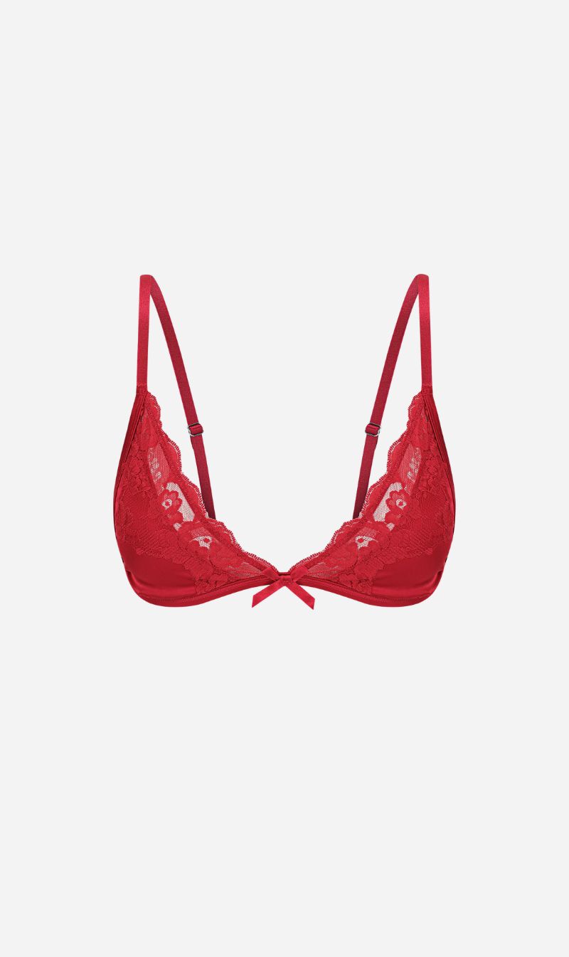 Kat the Label | Jones Bralette - Red