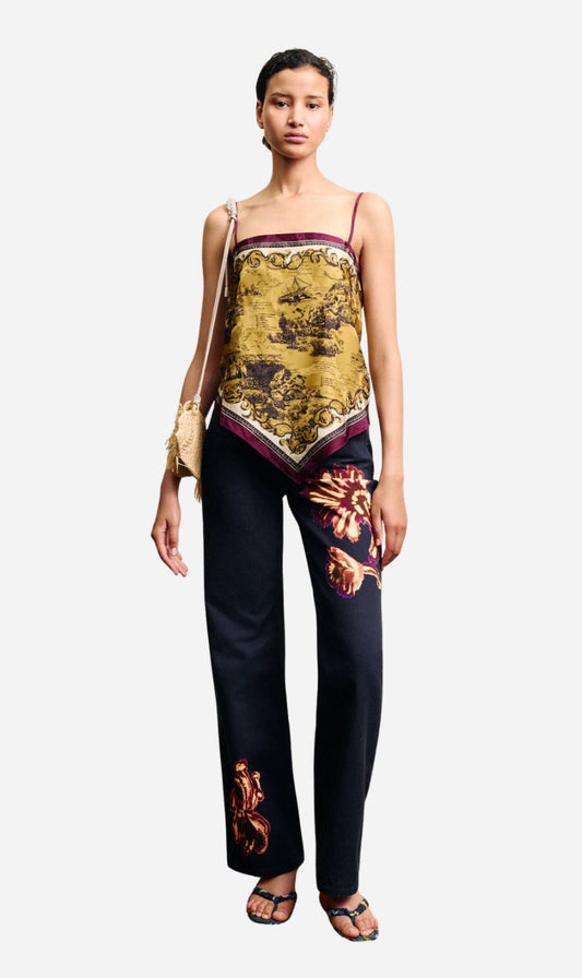 Alemais | Martos Scarf Top