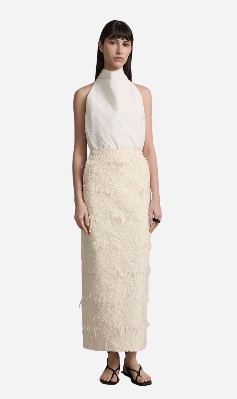 A. Emery | Innes Skirt - Cream Jacquard