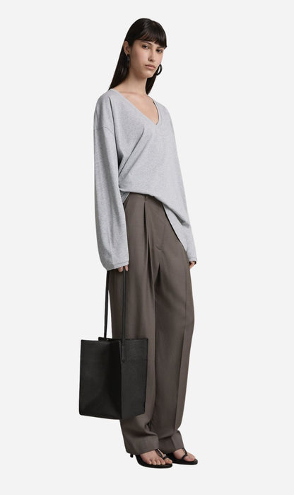 A. Emery | Persey Top - Light Grey Melange