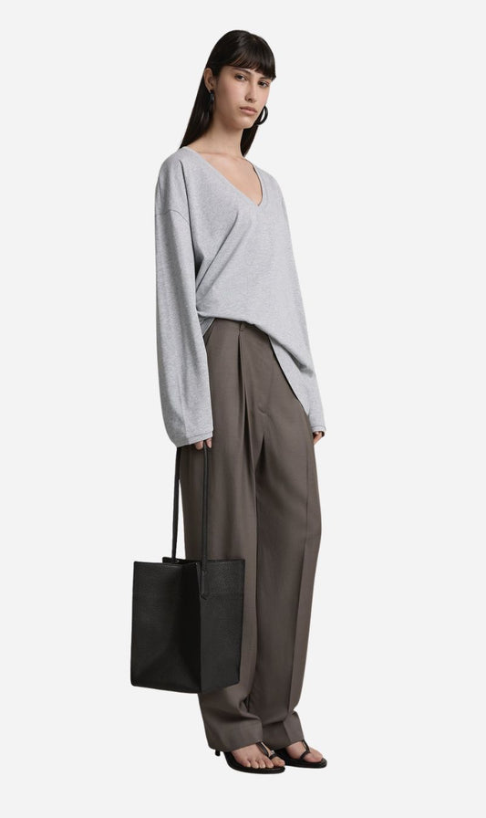 A. Emery | Persey Top - Light Grey Melange