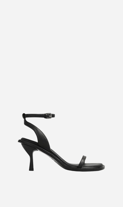 A. Emery | York Heeled Sandal - Black