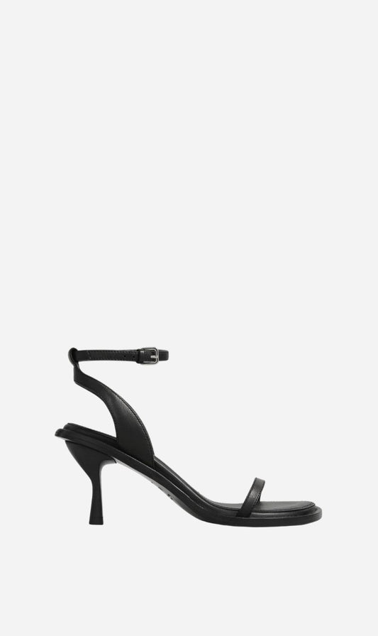 A. Emery | York Heeled Sandal - Black