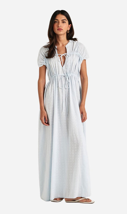 Chameli | Arvi Short Sleeve Maxi Dress - Bliss