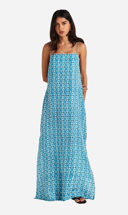 Chameli | Lune Maxi Dress - Blue Nazar
