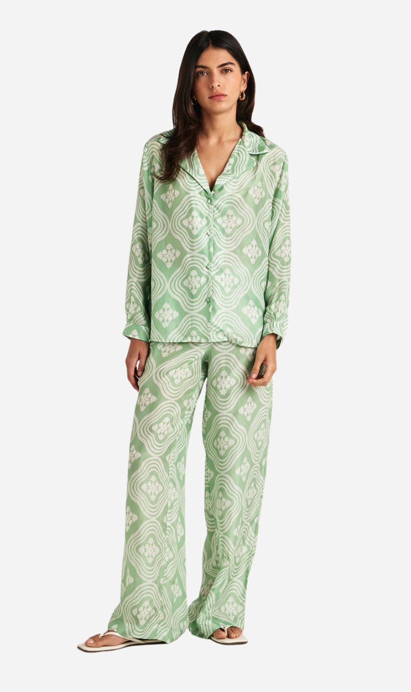 Chameli | Palma Pants - Wavy Meadow