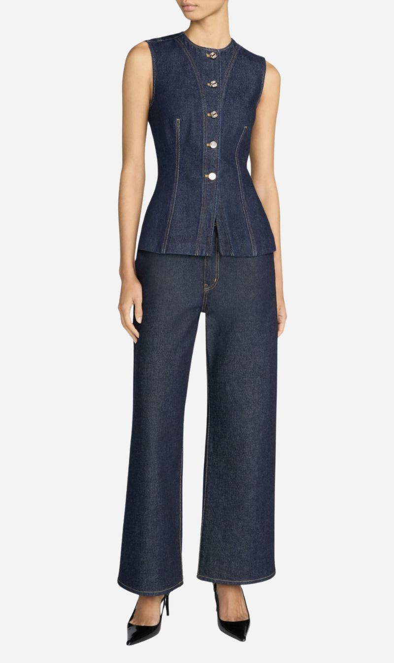 Frame Denim | The Form Vest - Rinse