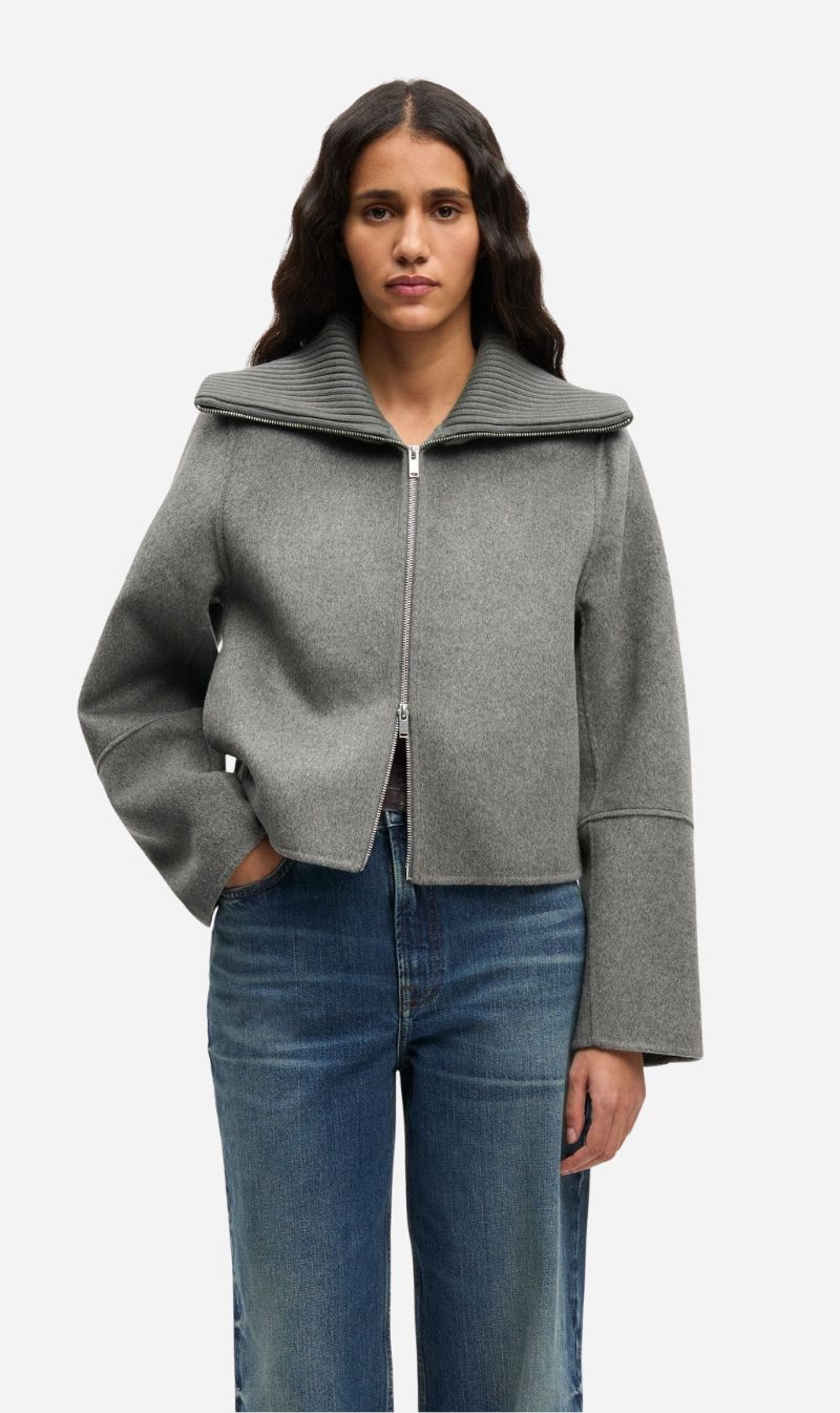 Samsoe Samsoe | Sacleo Jacket - Gun Metal Mel.