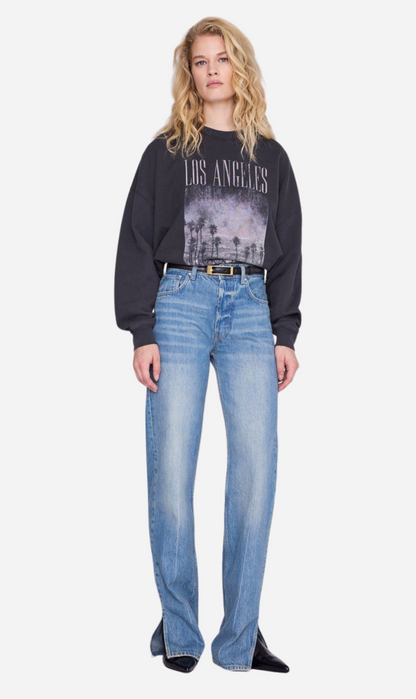 Anine Bing | Miles Sweatshirt Los Angeles - Vintage Black