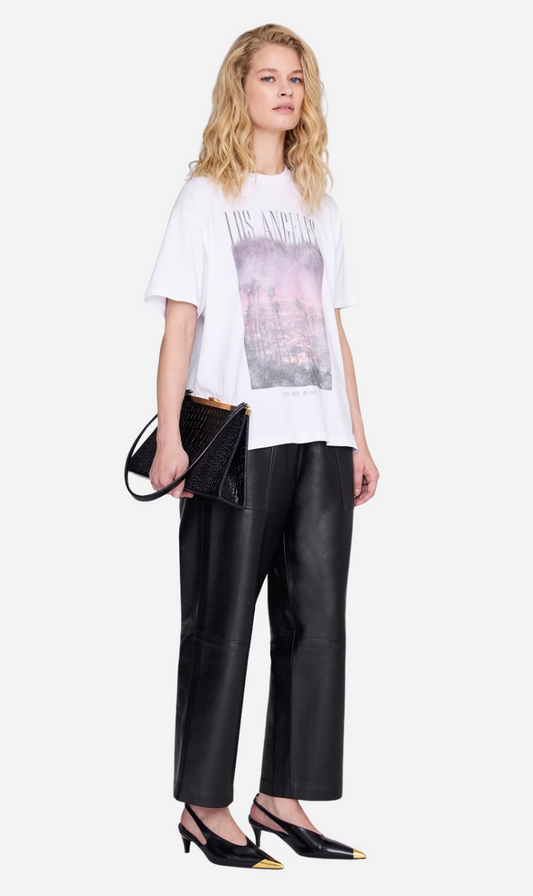 Anine Bing | Cade Tee Los Angeles - White