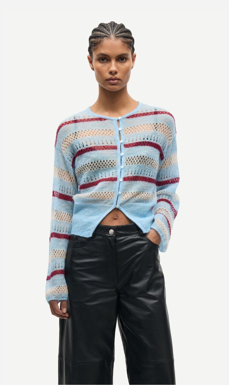 Samsoe Samsoe | Sahera Cardigan - Blue Multi St.