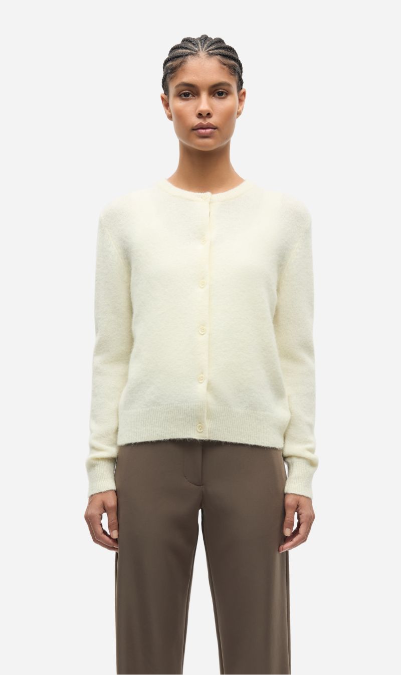 Samsoe Samsoe | Nor Short Cardigan - Ethereal Green