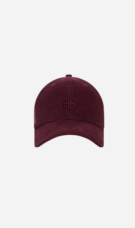 Anine Bing | Jeremy Baseball Cap AB Cord - Fig