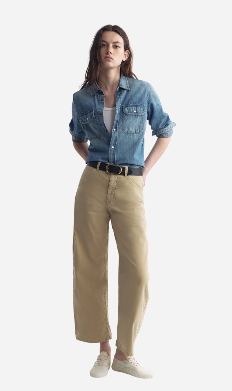 Nili Lotan | Tribeca Pant - Vintage Washed Solstice