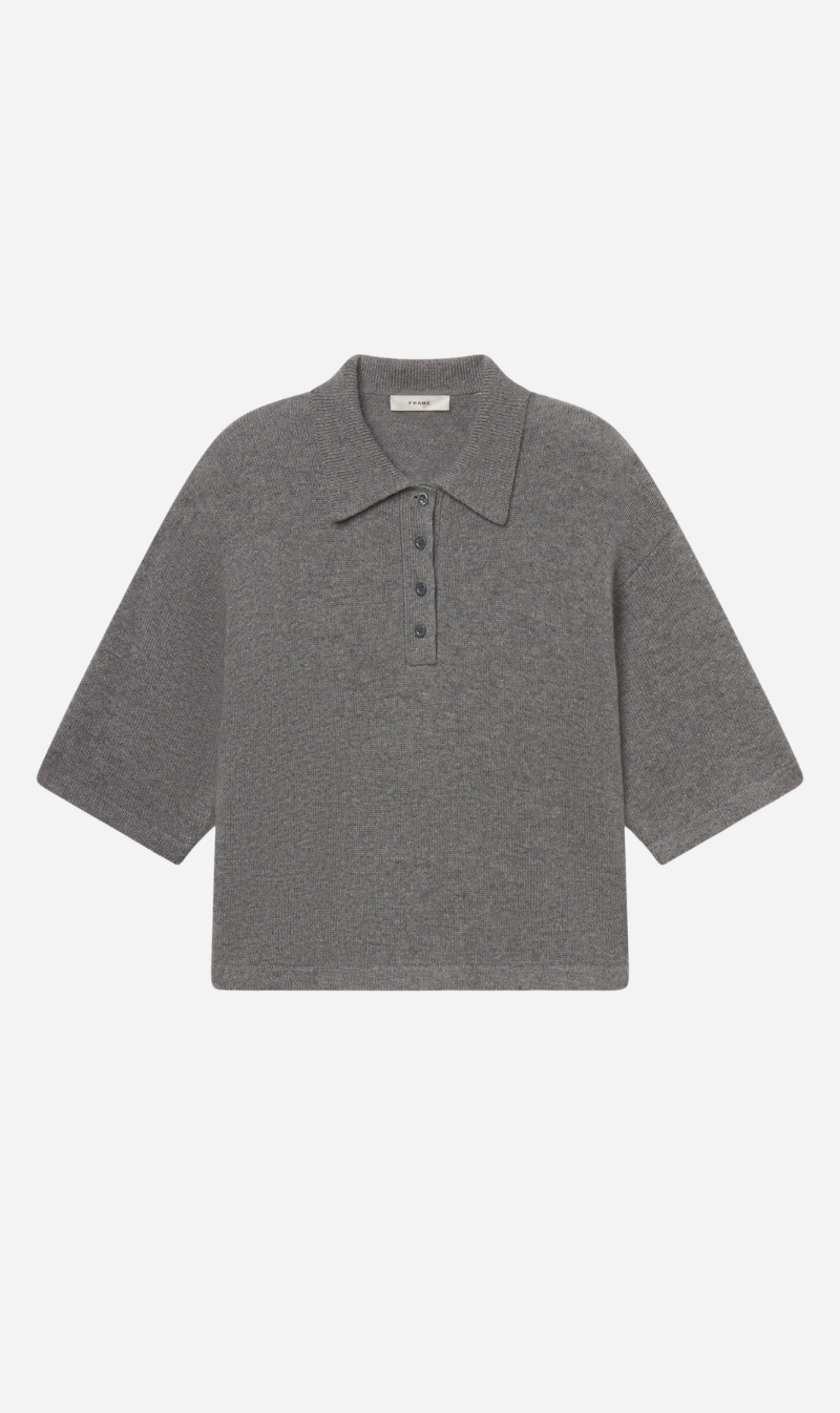 Frame Denim | The Academy Polo - Graphite Grey