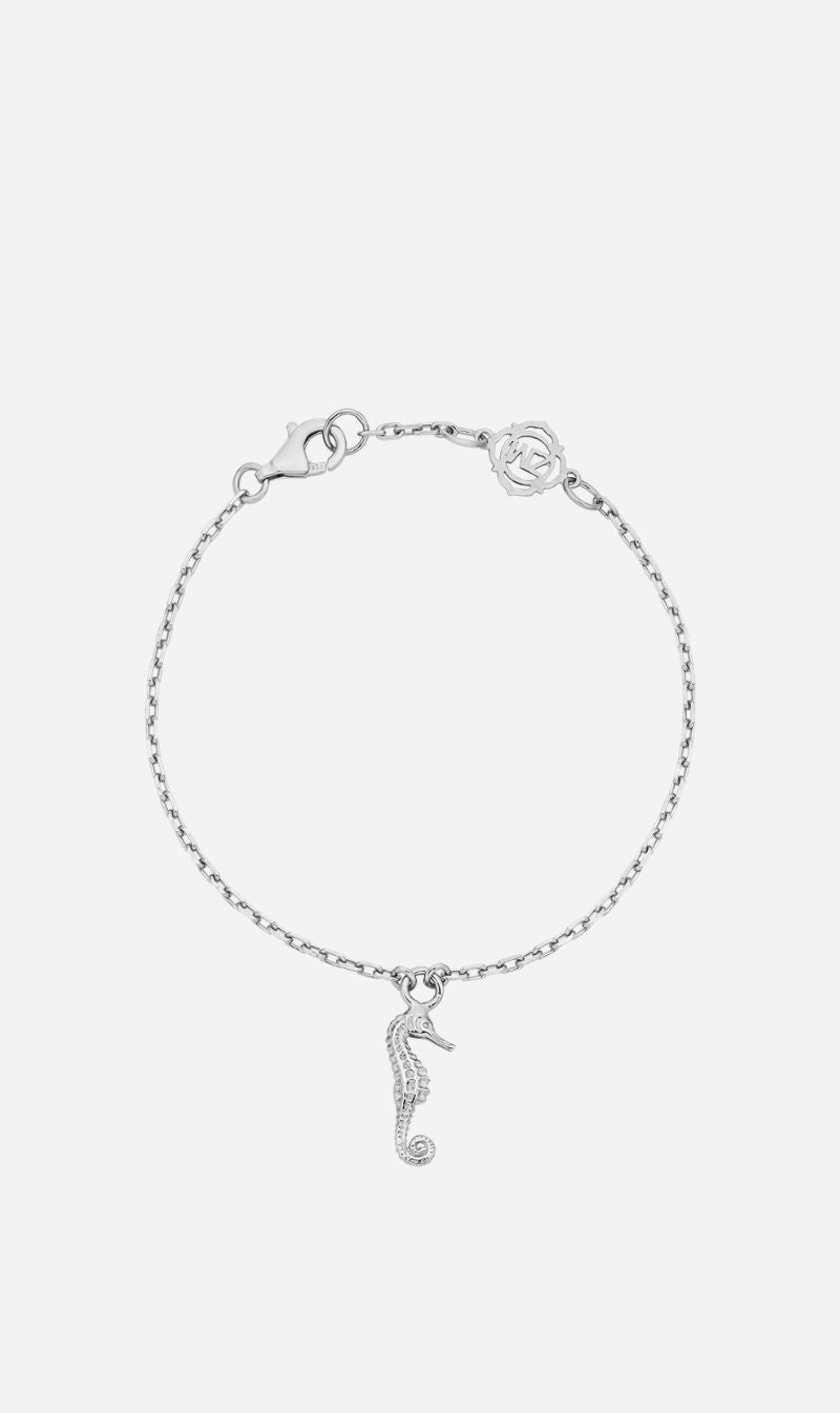 Zoe & Morgan | Seahorse Bracelet - Silver