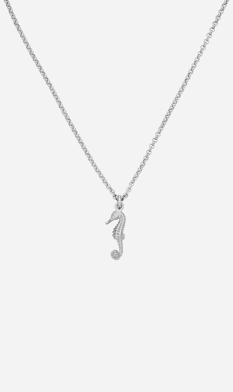 Zoe & Morgan | Seahorse Necklace - Silver